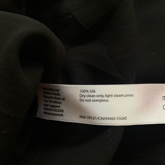 Eileen Fisher Stretch Silk Jersey with Sheer Silk Top NWT - Picture 7 of 7